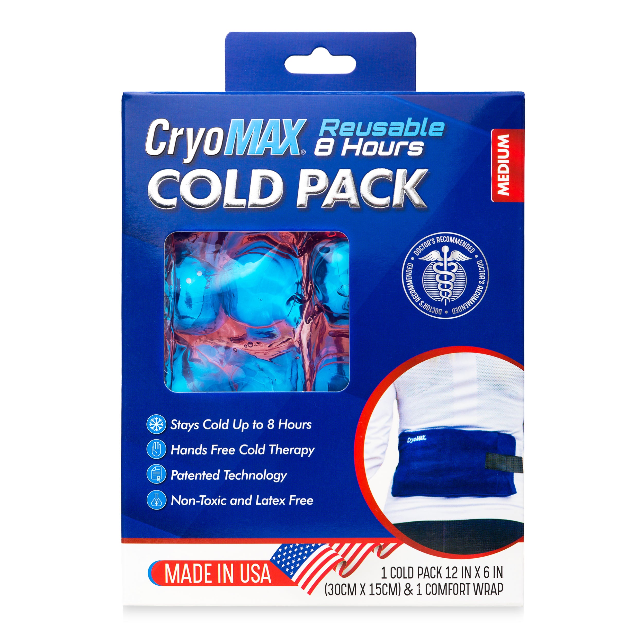 CryoMAX® 8-Hour Reusable Cold Pack - Medium